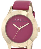 Marc Jacobs Blade Purple Dial Purple Leather Strap Watch for Women - MBM1203 Authentic Buy Shop Now