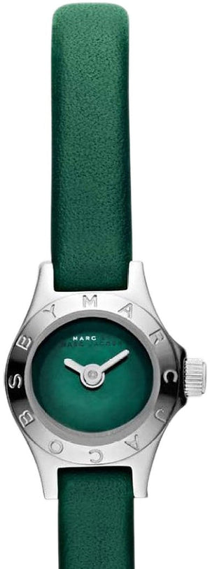 Marc Jacobs Blade Green Dial Green Leather Strap Watch for Women - MBM1341 Authentic Buy Shop Now