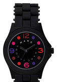 Marc Jacobs Pelly Black Dial Black Silicone Strap Watch for Women - MBM2543 Authentic Buy Shop Now