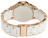 Marc Jacobs Rock Chronograph White Dial White Silicone Strap Watch for Women - MBM2547 Authentic Buy Shop Now