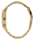 Marc Jacobs Henry Diamonds White Dial Gold Steel Strap Watch for Women - MBM3045 Authentic Buy Shop Now