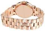 Marc Jacobs Marci Rose Gold Dial Rose Gold Steel Strap Watch for Women - MBM3099 Authentic Buy Shop Now