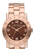 Marc Jacobs Amy Brown Dial Rose Gold Steel Strap Watch for Women - MBM3167 Authentic Buy Shop Now