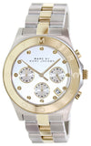 Marc Jacobs Blade Chronograph Silver Dial Two Tone Steel Strap Watch for Women - MBM3177 Authentic Buy Shop Now