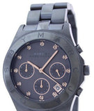Marc Jacobs Blade Chronograph Blue Dial Blue Steel Strap Watch for Women - MBM8581 Authentic Buy Shop Now