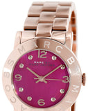 Marc Jacobs Amy Pink Dial Rose Gold Steel Strap Dial Watch for Women - MBM8625 Authentic Buy Shop Now