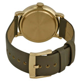Marc Jacobs Baker Olive Green Dial Olive Green Leather Strap Watch for Women - MBM1328 Authentic Buy Shop Now
