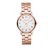 Marc Jacobs Baker White Dial Rose Gold Steel Strap Watch for Women - MBM3441 Authentic Buy Shop Now