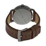 Marc Jacobs Fergus Blue Dial Brown Leather Strap Watch for Men - MBM5078 Authentic Buy Shop Now