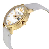 Marc Jacobs Fergus White Dial White Leather Strap Watch for Women - MBM8653 Authentic Buy Shop Now
