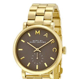 Marc Jacobs Baker Grey Dial Gold Steel Strap Watch for Women - MBM3281 Authentic Buy Shop Now