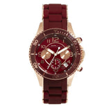 Marc Jacobs Rock Chronograph Red Dial Red Silicone Strap Watch for Women - MBM2596 Authentic Buy Shop Now