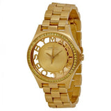 Marc Jacobs Henry Transparent Gold Dial Gold Steel Strap Watch for Women - MBM3338 Authentic Buy Shop Now