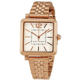 Marc Jacobs Vic Silver Dial Rose Gold Steel Strap Watch for Women - MJ3514 Authentic Buy Shop Now