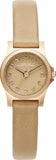 Marc Jacobs Henry Dinky Grey Dial Grey Leather Strap Watch for Women - MBM1239 Authentic Buy Shop Now
