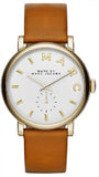 Marc Jacobs Baker White Dial Brown Leather Strap Watch for Womern - MBM1316 Authentic Buy Shop Now