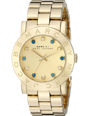 Marc Jacobs Amy Dexter Gold Dial Gold Steel Strap Watch for Women - MBM3215 Authentic Buy Shop Now