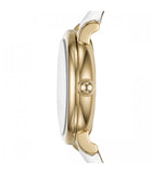 Marc Jacobs Roxy White Dial White Leather Strap Watch for Women - MJ1607 Authentic Buy Shop Now