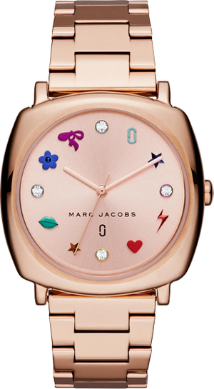 Marc Jacobs Mandy Rose Gold Dial Rose Gold Steel Strap Watch for Women - MJ3550 Authentic Buy Shop Now