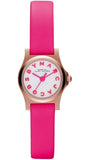 Marc Jacobs Henry White Dial Pink Leather Strap Watch for Women - MBM1237 Authentic Buy Shop Now