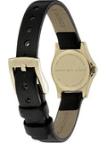 Marc Jacobs Henry Dinky Black Dial Black Leather Strap Watch for Women - MBM1240 Authentic Buy Shop Now