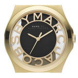 Marc Jacobs Henry Skeleton Black Dial Black Leather Strap Watch for Women - MBM1246 Authentic Buy Shop Now