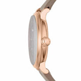 Marc Jacobs Baker Grey Dial Grey Leather Strap Watch for Women - MBM1266 Authentic Buy Shop Now