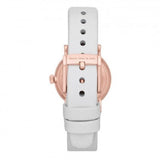 Marc Jacobs Baker White Dial White Leather Strap Watch for Women - MBM1284 Authentic Buy Shop Now