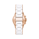 Marc Jacobs Rock Chronograph White Dial White Silicone Strap Watch for Women - MBM2547 Authentic Buy Shop Now