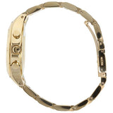 Marc Jacobs Blade Chronograph Gold Dial Gold Steel Strap Watch for Women - MBM3101 Authentic Buy Shop Now