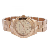 Marc Jacobs Blade Chronograph Rose Gold Dial Rose Gold Steel Strap Watch for Women - MBM3102 Authentic Buy Shop Now