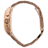 Marc Jacobs Blade Chronograph Rose Gold Dial Rose Gold Steel Strap Watch for Women - MBM3102 Authentic Buy Shop Now