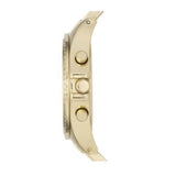 Marc Jacobs Henry Chronograph Gold Dial Gold Steel Strap Watch for Women - MBM3105 Authentic Buy Shop Now