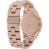Marc Jacobs Henry Chronograph Rose Gold Dial Rose Gold Steel Strap Watch for Women - MBM3118 Authentic Buy Shop Now
