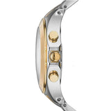 Marc Jacobs Blade Chronograph Silver Dial Two Tone Steel Strap Watch for Women - MBM3177 Authentic Buy Shop Now