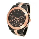 Marc Jacobs Blade Chronograph Grey Dial Two Tone Steel Strap Watch for Women - MBM3180 Authentic Buy Shop Now