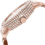 Marc Jacobs Marci Crystals Rose Gold Dial Rose Gold Steel Strap Watch for Women - MBM3192 Authentic Buy Shop Now