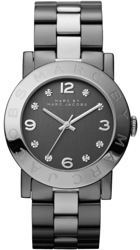 Marc Jacobs Amy Grey Dial Grey Steel Strap Watch for Women - MBM3196 Authentic Buy Shop Now