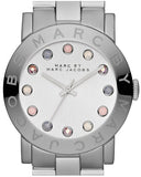Marc Jacobs Amy Dexter Silver Dial Silver Steel Strap Watch for Women - MBM3214 Authentic Buy Shop Now