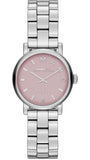 Marc Jacobs Baker Pink Dial Silver Steel Strap Watch for Women - MBM3283 Authentic Buy Shop Now
