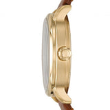 Marc Jacobs Fergus Green Dial Brown Leather Strap Watch for Men - MBM5077 Authentic Buy Shop Now