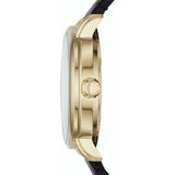 Marc Jacobs Fergus White Dial Black Leather Strap Watch for Men - MBM5081 Authentic Buy Shop Now