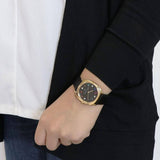 Marc Jacobs Roxy Black Dial Black Leather Strap Watch for Women - MJ1592 Authentic Buy Shop Now
