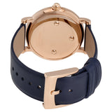 Marc Jacobs Roxy Navy Blue Dial Blue Leather Strap Watch for Women - MJ1534 Authentic Buy Shop Now