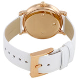 Marc Jacobs Roxy White Dial White Leather Strap Watch for Women - MJ1561 Authentic Buy Shop Now