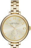 Marc Jacobs Sally Champagne Gold Dial Gold Steel Strap Watch for Women - MBM3363 Authentic Buy Shop Now