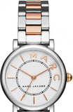 Marc Jacobs Roxy Silver Dial Two Tone Steel Strap Watch for Women - MJ3551 Authentic Buy Shop Now