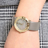 Marc Jacobs Amy Grey Dial Grey Leather Strap Watch for Women - MBM1287 Authentic Buy Shop Now