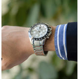 Maserati Traguardo Chronograph Silver Dial Silver Steel Strap Watch For Men - R8873612049 Authentic Buy Shop Now
