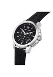 Maserati Successo Chronoraph Black Dial Black Silicon Strap Watch For Men - R8871621014 Authentic Buy Shop Now